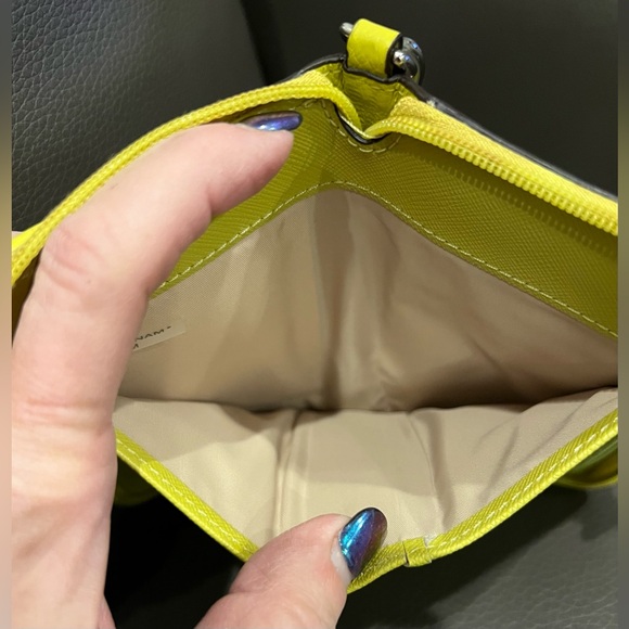 Coach Campbell Leather Wallet Wristlet Case Phone Holder - Picture 4 of 7